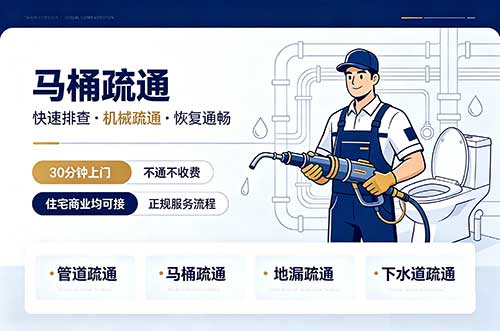 晋江马桶疏通